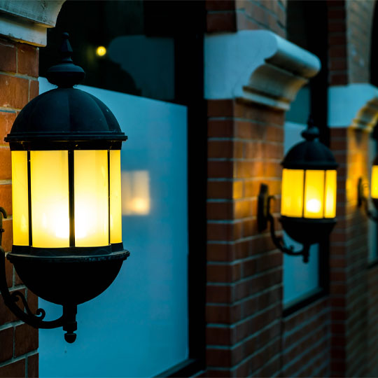 Luminaire du jardin